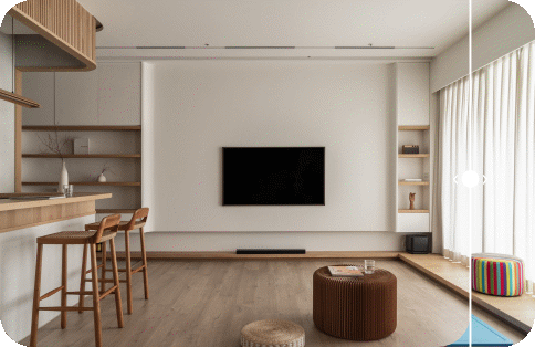 AI Smart Staging - Place furniture automatically in a second